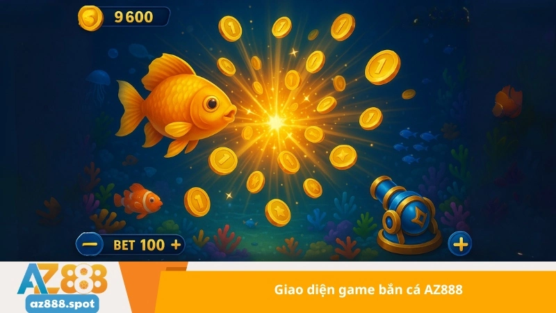 Giao diện game bắn cá AZ888