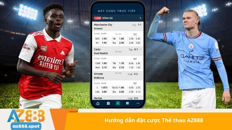 Hướng dẫn đặt cược Thể thao AZ888