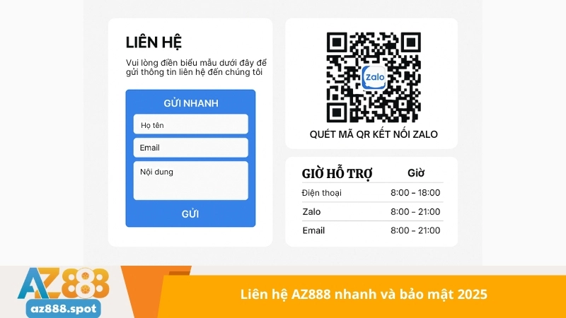Liên hệ AZ888 nhanh và bảo mật 2025