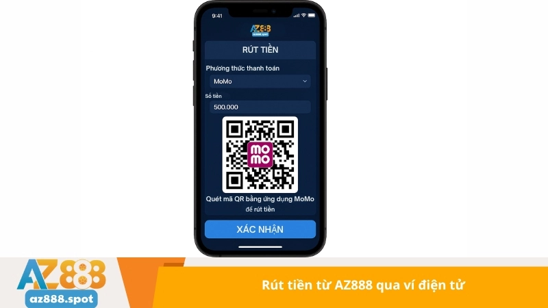 Rút tiền từ AZ888 qua ví điện tử