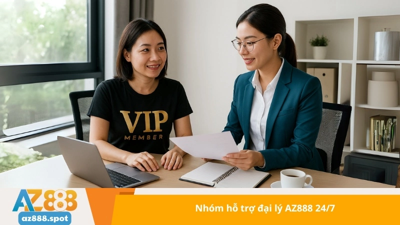 Nhóm hỗ trợ đại lý AZ888 24/7